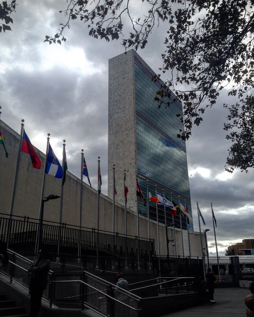 First orientational meeting at the United Nations